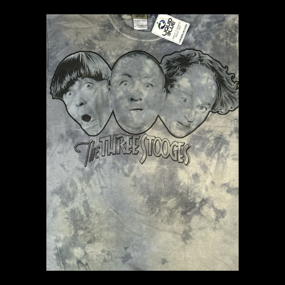 NWT Liquid Blue Three Stoogies Bronze Tag Sz M - Picture 1 of 5